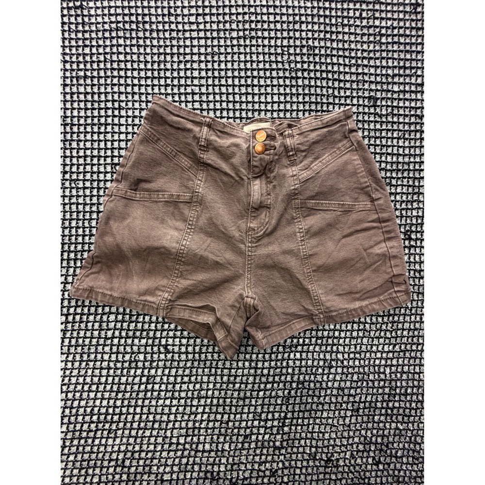 Universal Thread Utility Shorts Womens 8/29 Brown High Rise Cotton